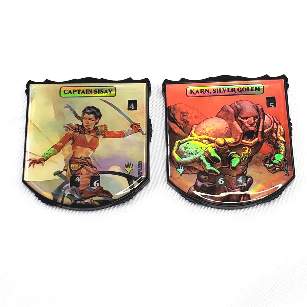 Magic The Gathering MTG 2 Ultra FOIL Legendary Relic Token Pro Life Counters